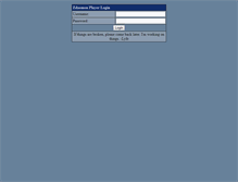 Tablet Screenshot of player.zdaemon.org